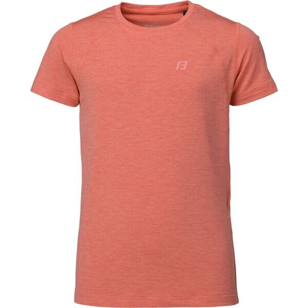 Fitforce ZARINKA Dívčí fitness triko, lososová, velikost 128-134