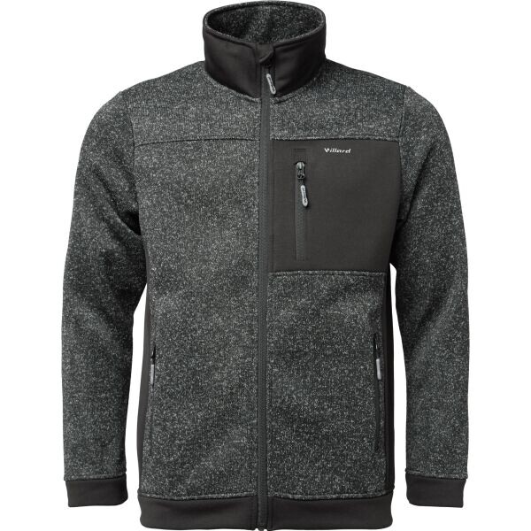 Willard LANNY Pánská mikina svetrového vzhledu, černá, velikost