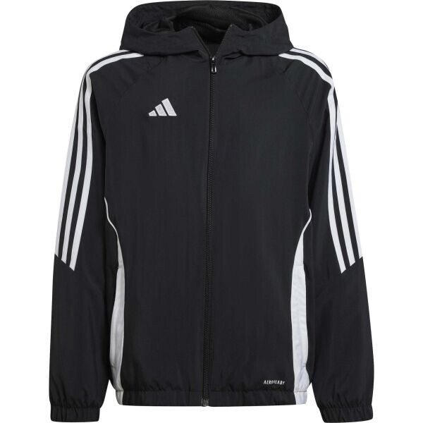 adidas TIRO 23 WINDBREAKER Y Dětská větrovka, černá, velikost