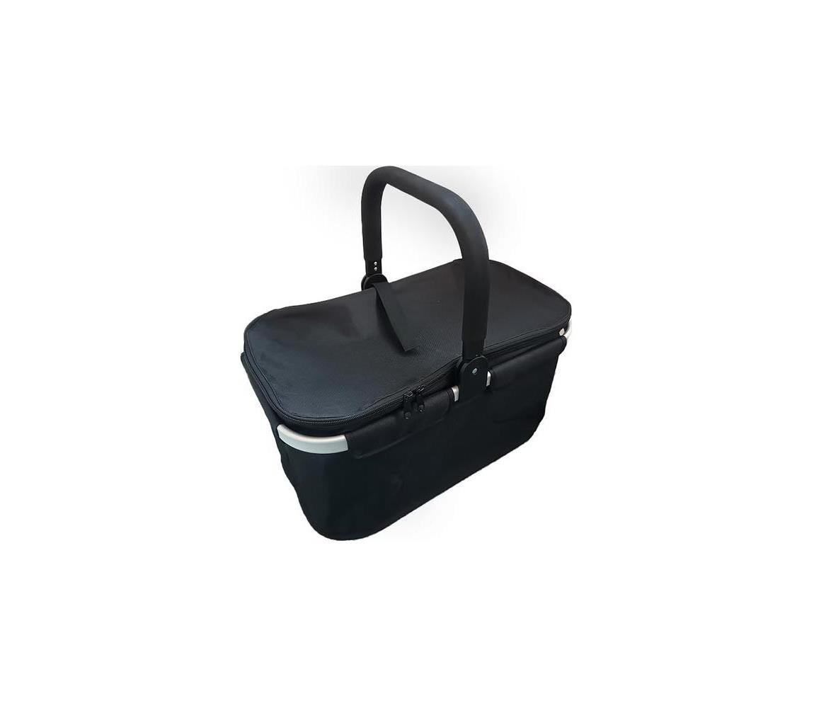 UTC Skládací kempingový piknikový košík černá