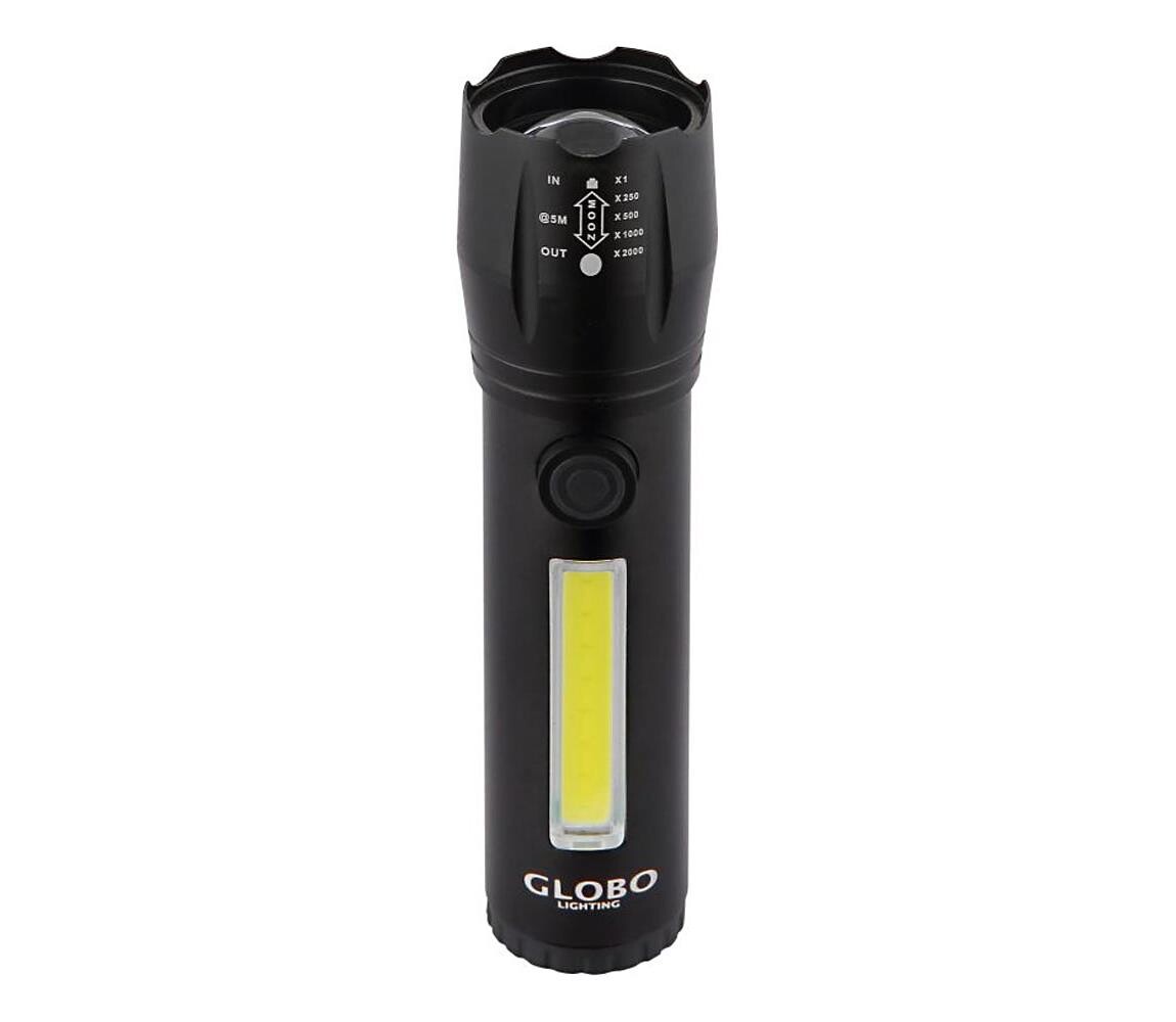 Globo Globo 31919 - LED Nabíjecí svítilna LIGHTA LED/3W/5V + COB/3W 5500K 1200 mAh
