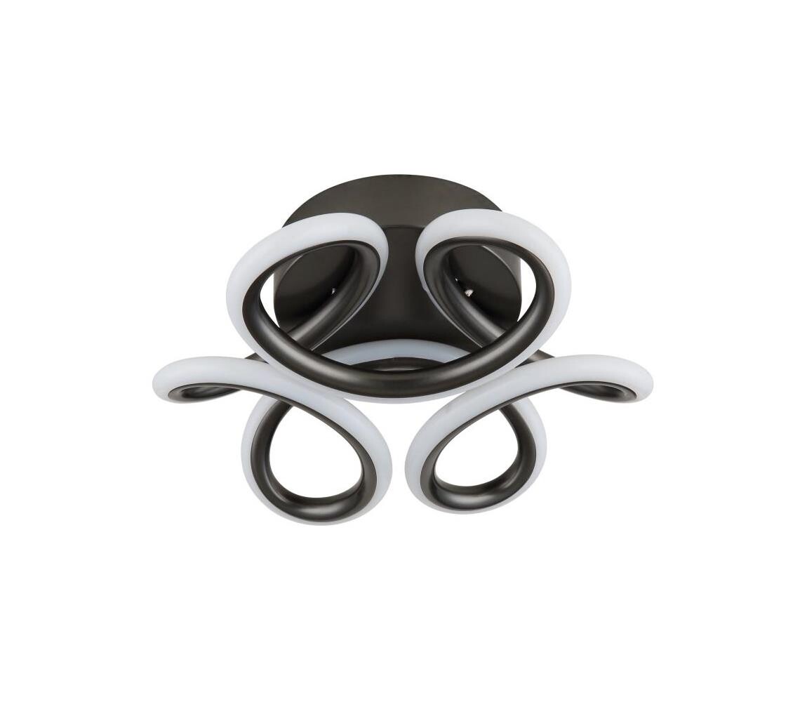 Globo Globo 67386-24A - LED Stropní svítidlo MELISAND LED/24W/230V pr. 26 cm černá