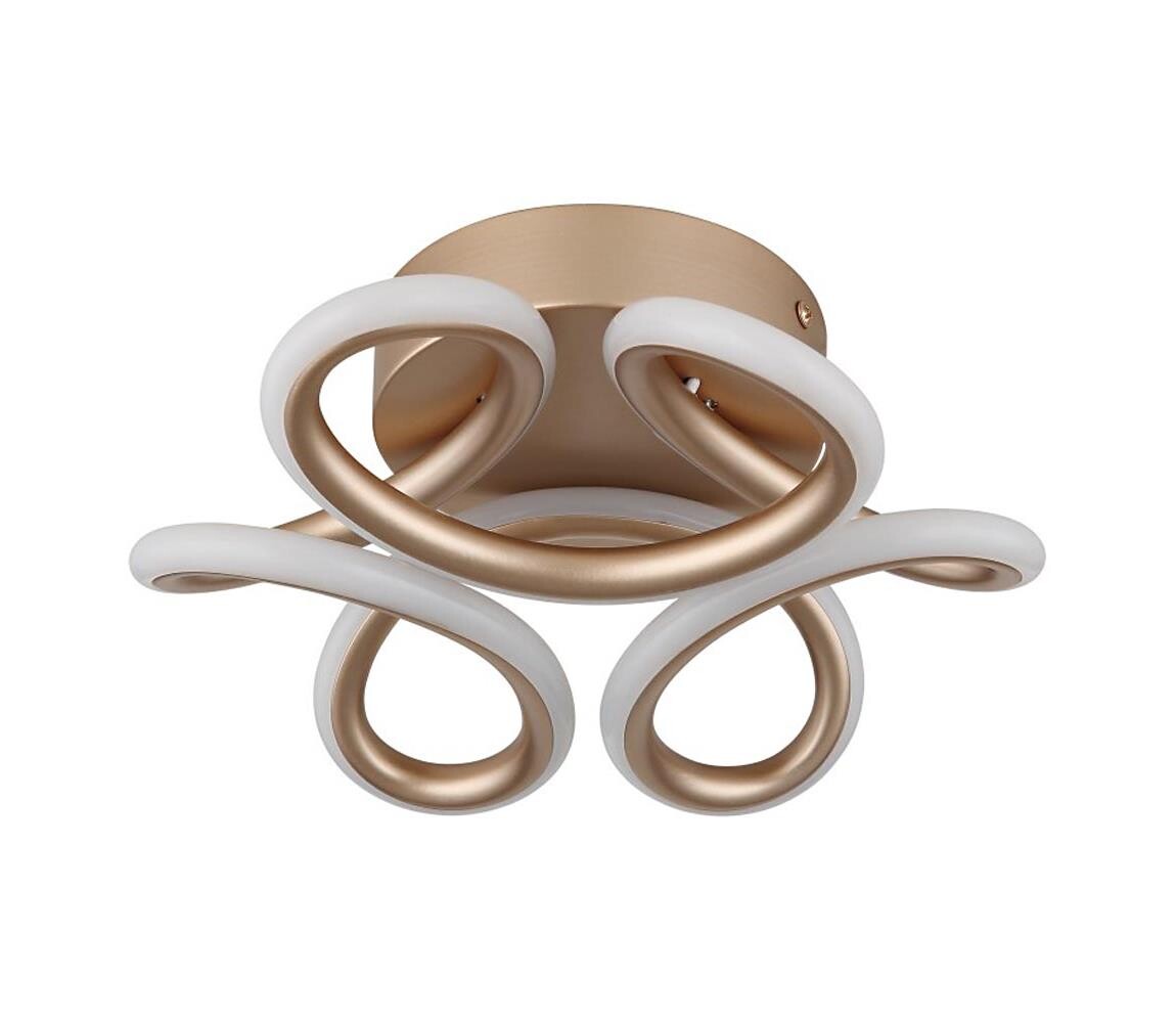 Globo Globo 67386-24CH - LED Stropní svítidlo MELISAND 24W/230V pr. 26 cm zlatá