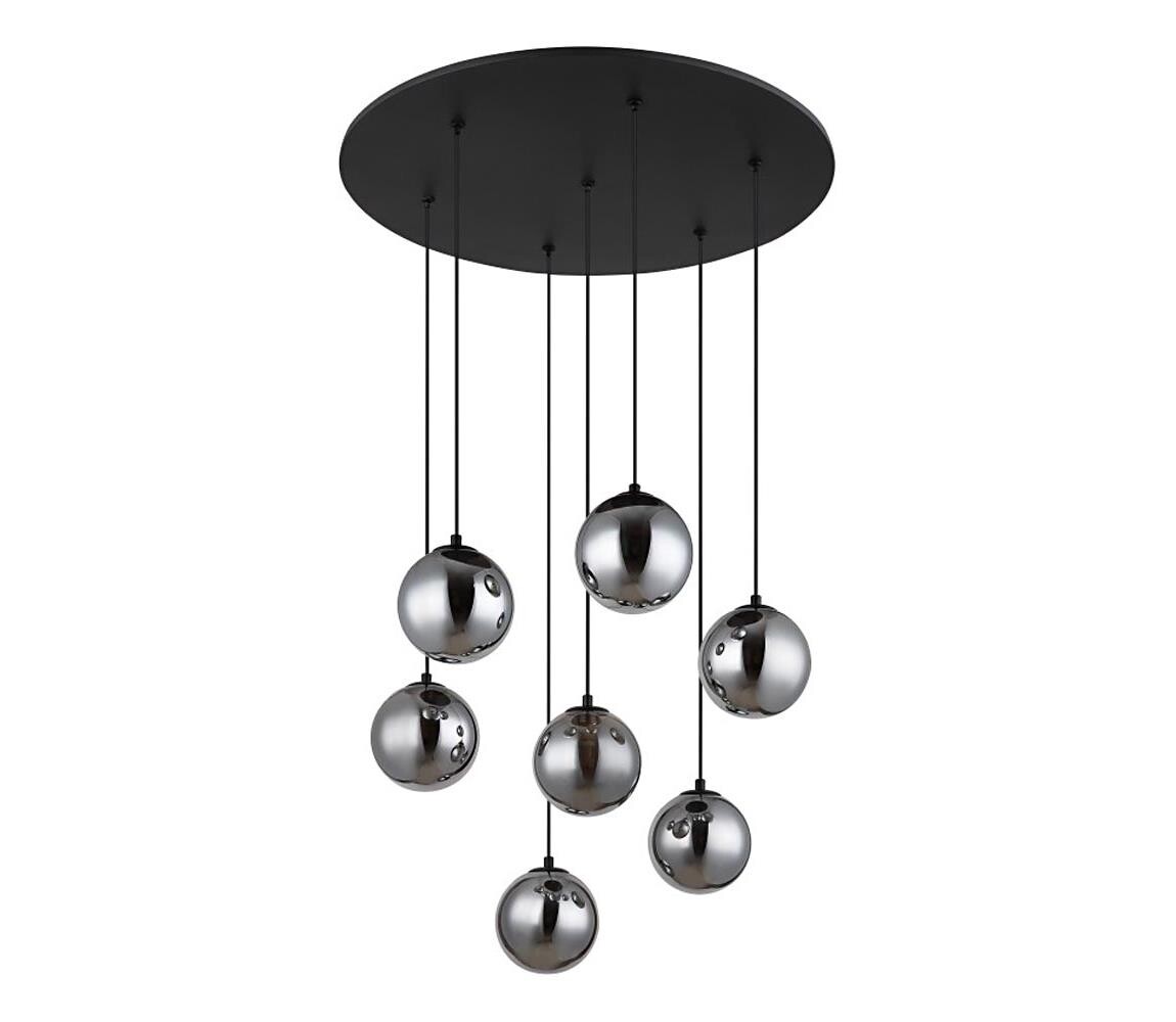 Globo Globo 56133-7H - LED Lustr na lanku RIHA 7xG9/3,5W/230V kouřová/černá