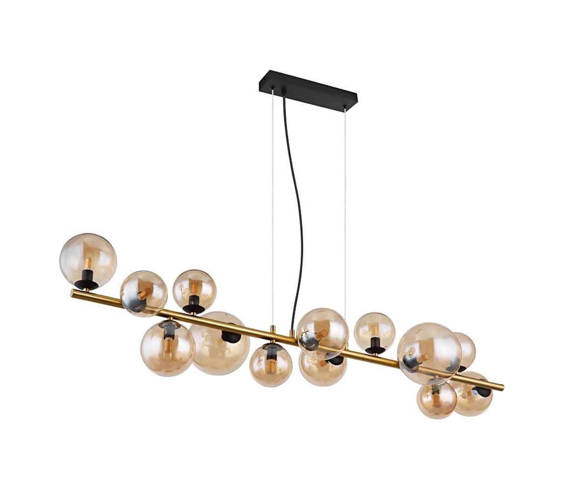 Globo Globo 56135-13H - LED Lustr na lanku RIHA 13xG9/3,5W/230V kouřová/hnědá