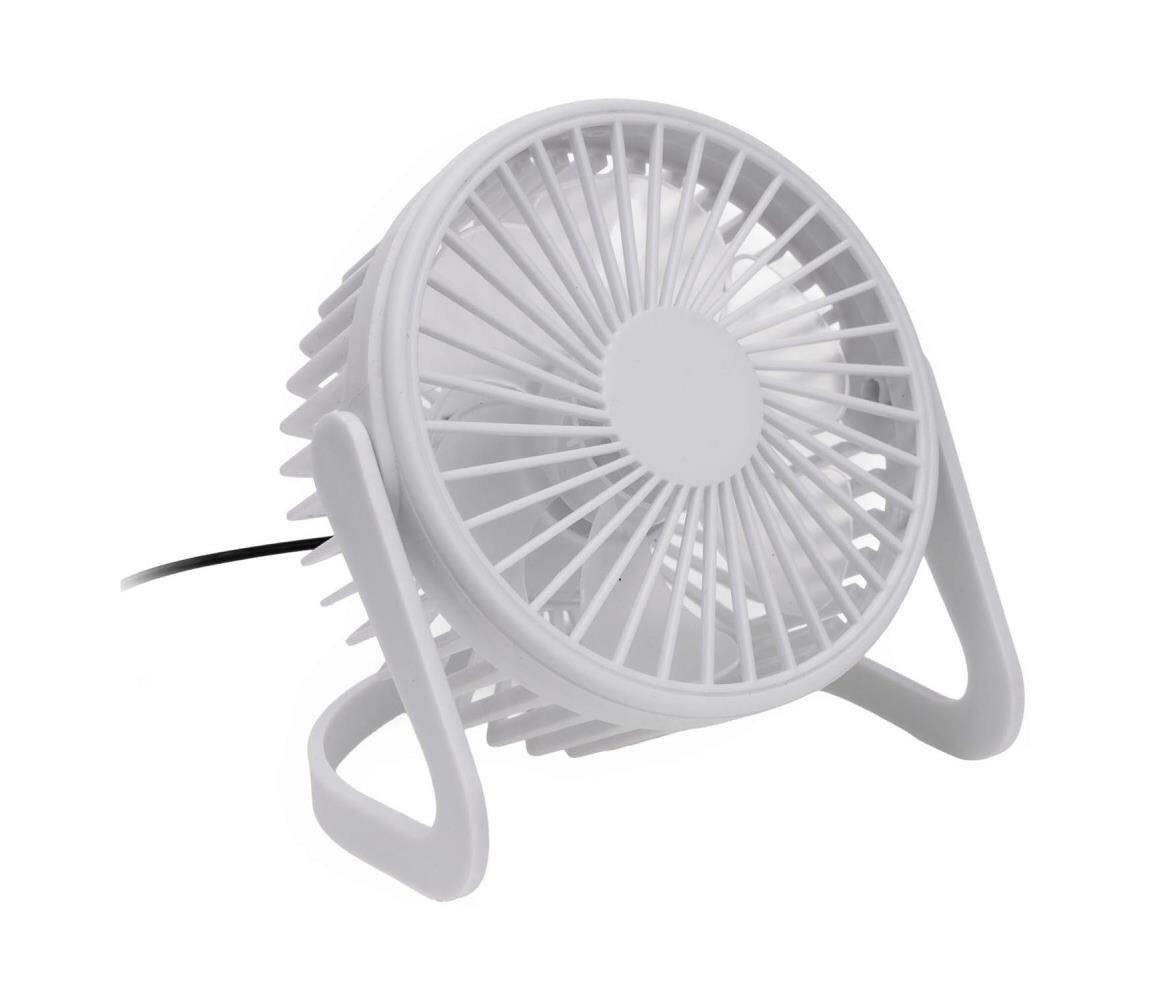 Stolní látor USB pr. 15 cm bílá