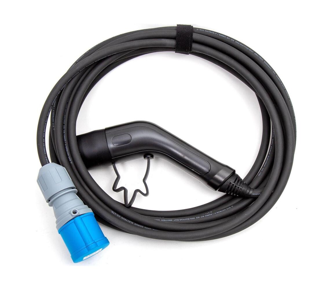 Nabíjecí kabel pro elektro obytné vozy typu 2 7 m 3,6kW 16A
