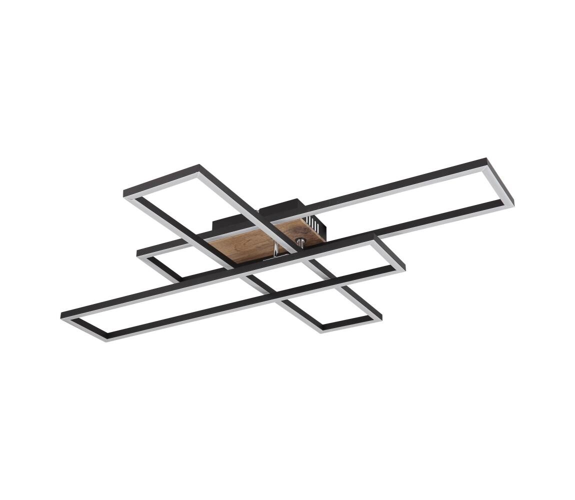 Globo Globo 67208-40 - LED Stropní svítidlo DAKARI LED/40W/230V 3000K 60x80 cm černá