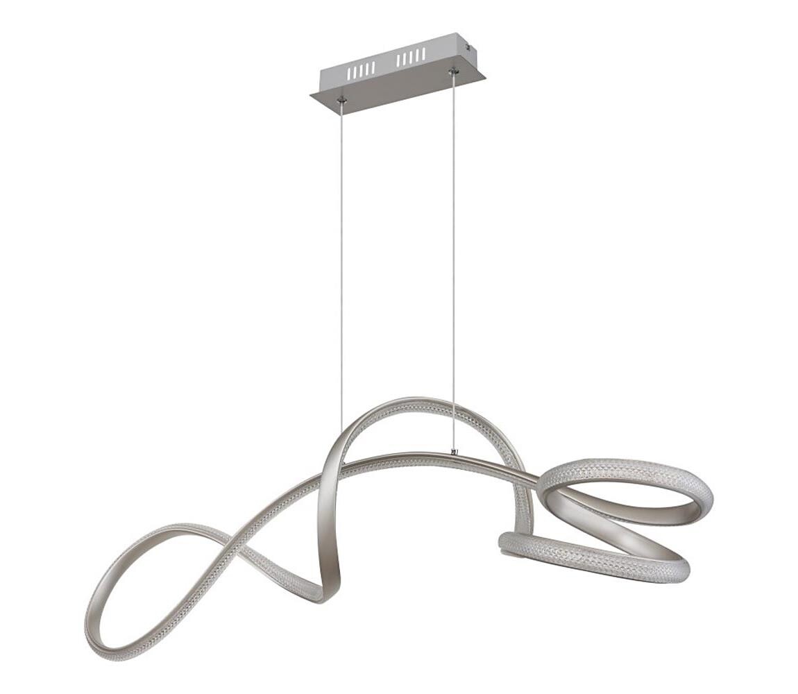 Globo Globo 67341N - LED Lustr na lanku SWIRL LED/40W/230V matný chrom