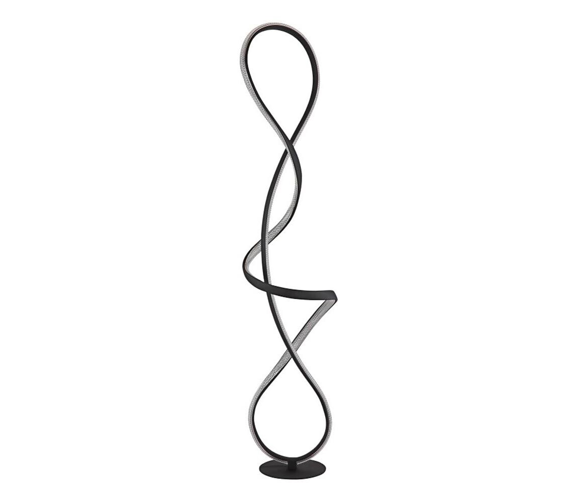 Globo Globo 67341SS - LED Stojací lampa SWIRL LED/36W/230V černá