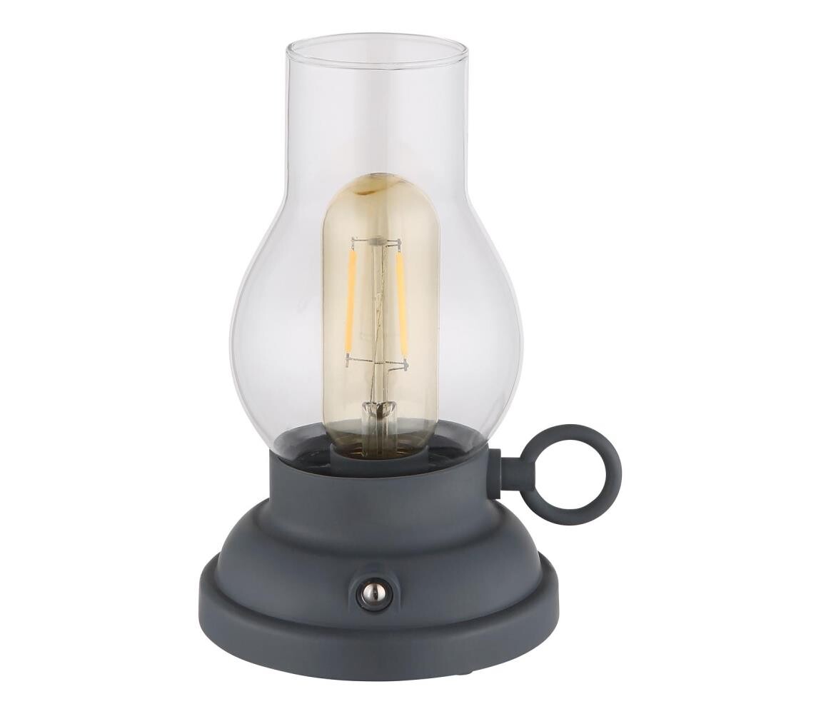 Globo Globo 58016A - LED Stm. nab. dot. stolní lampa PETRO 1W/3,7V 1200 mAh antracit