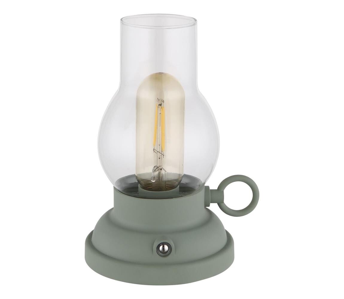 Globo Globo 58016B - LED Stm. nab. dot. stolní lampa PETRO LED/1W/3,7V 1200 mAh zelená