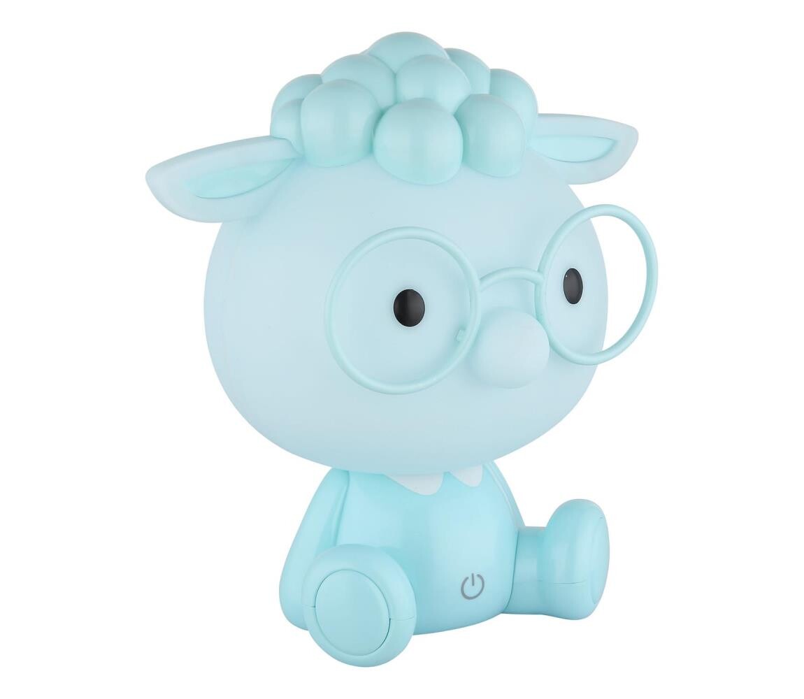 Globo Globo 21760B - LED Stm. nab. dětská noční lampička SHEEPY 1W/5V 500 mAh modrá
