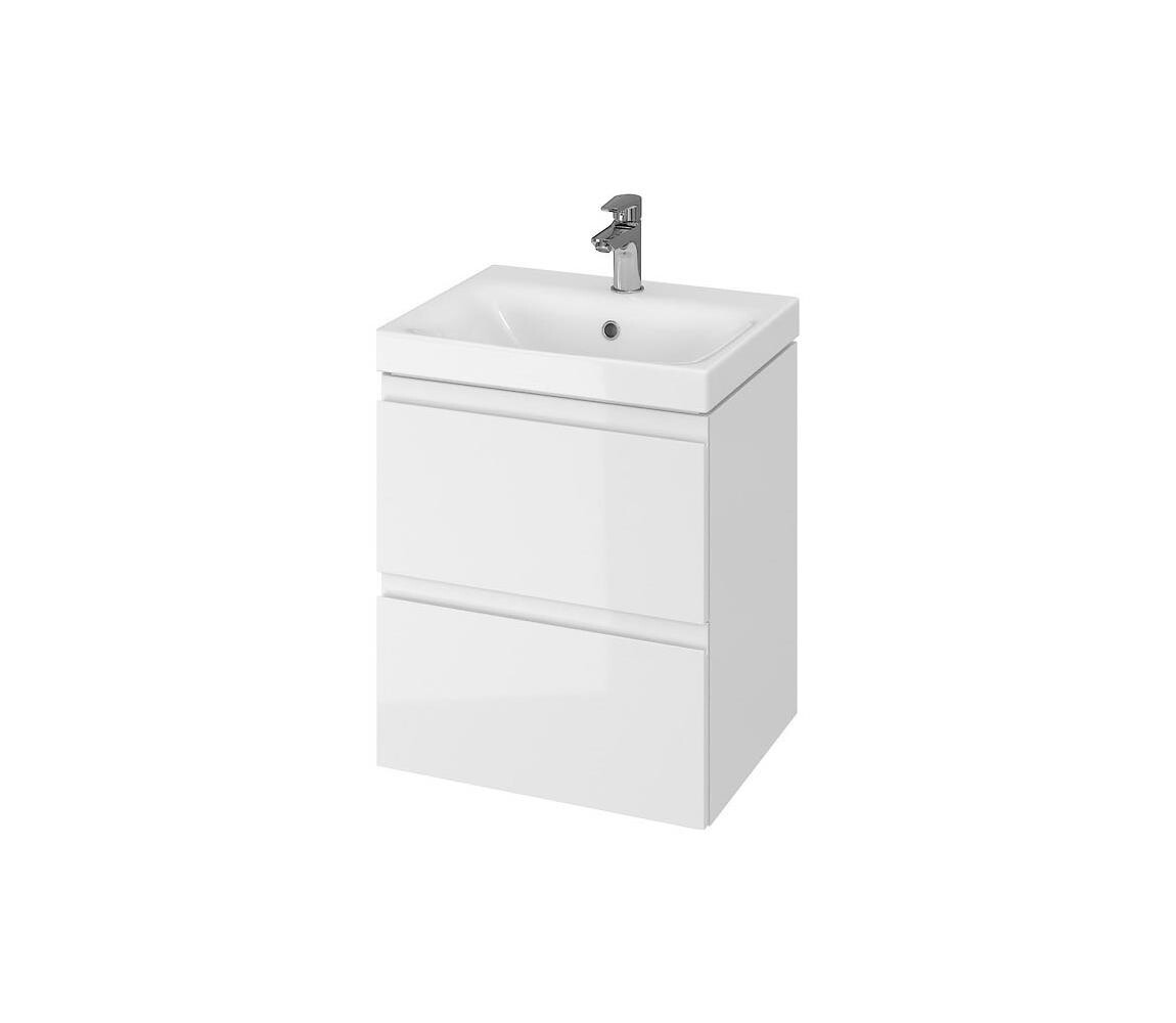 Cersanit Cersanit S801-230-DSM-Závěsná koupelnová skříňka s umyvadlem MEDDIE 50 cm bílá