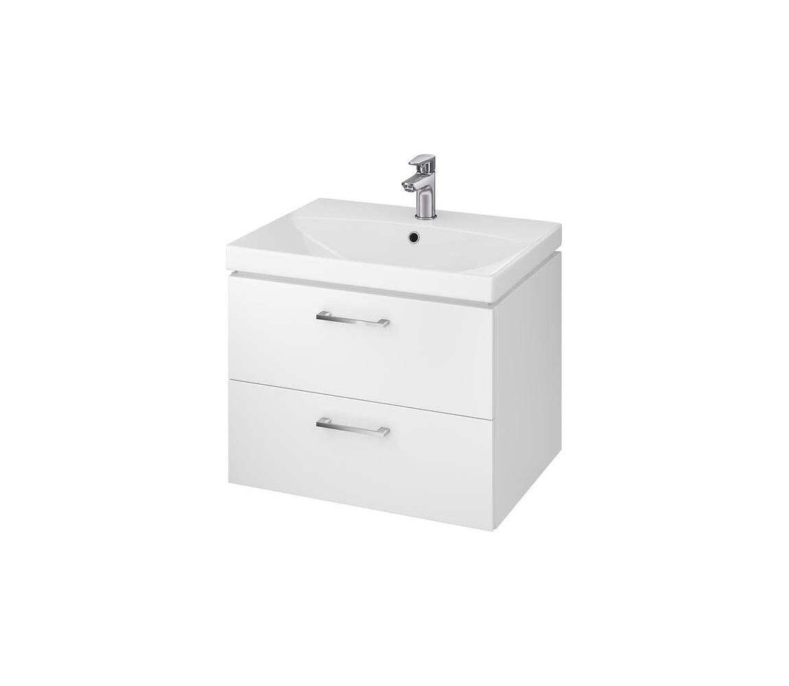 Cersanit Cersanit S801-142-DSM -Závěsná koupelnová skříňka s umyvadlem ELODY PLUS 60 bílá