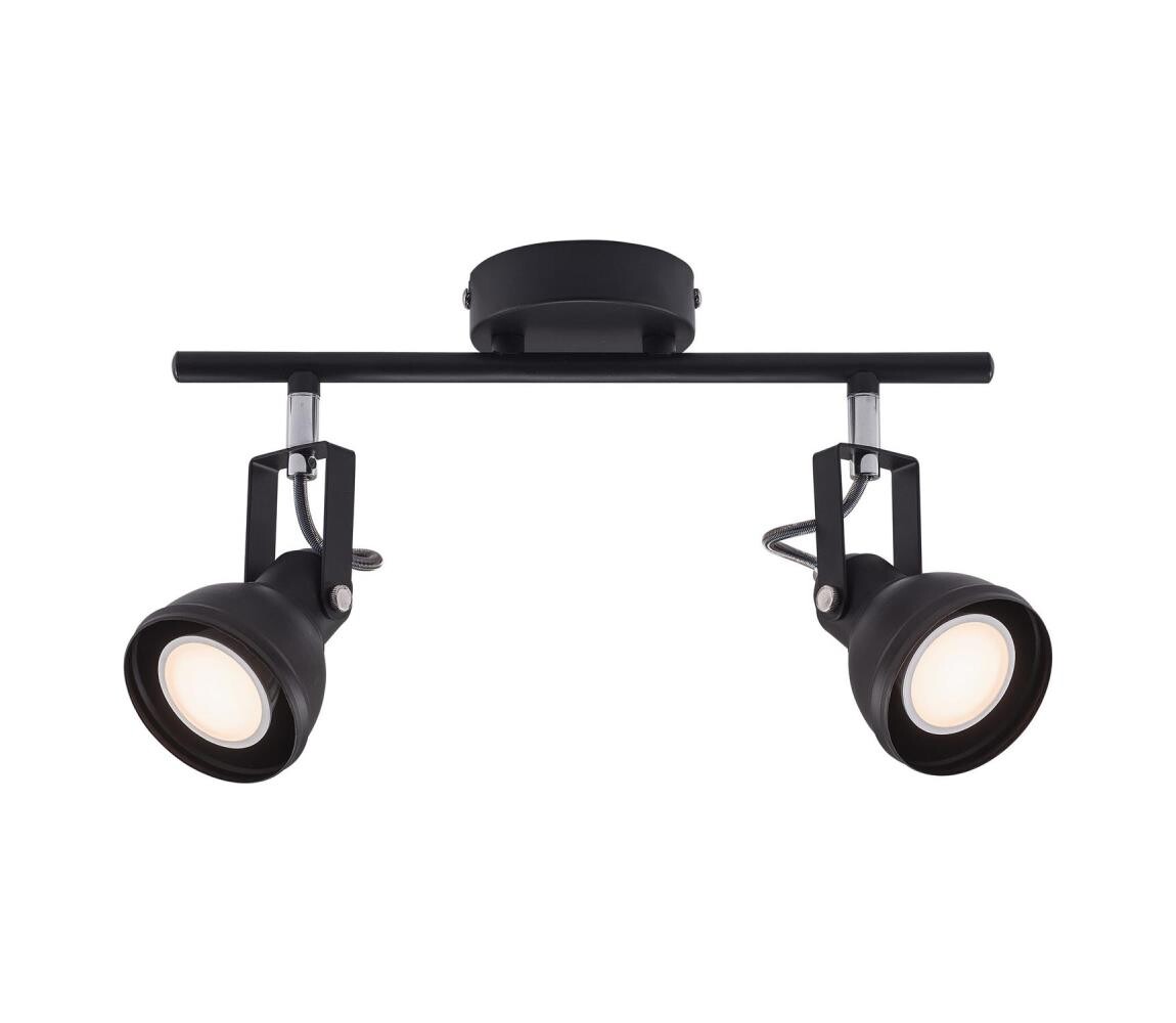 Nordlux Nordlux - Bodové svítidlo ASLAK 2xGU10/35W/230V černá