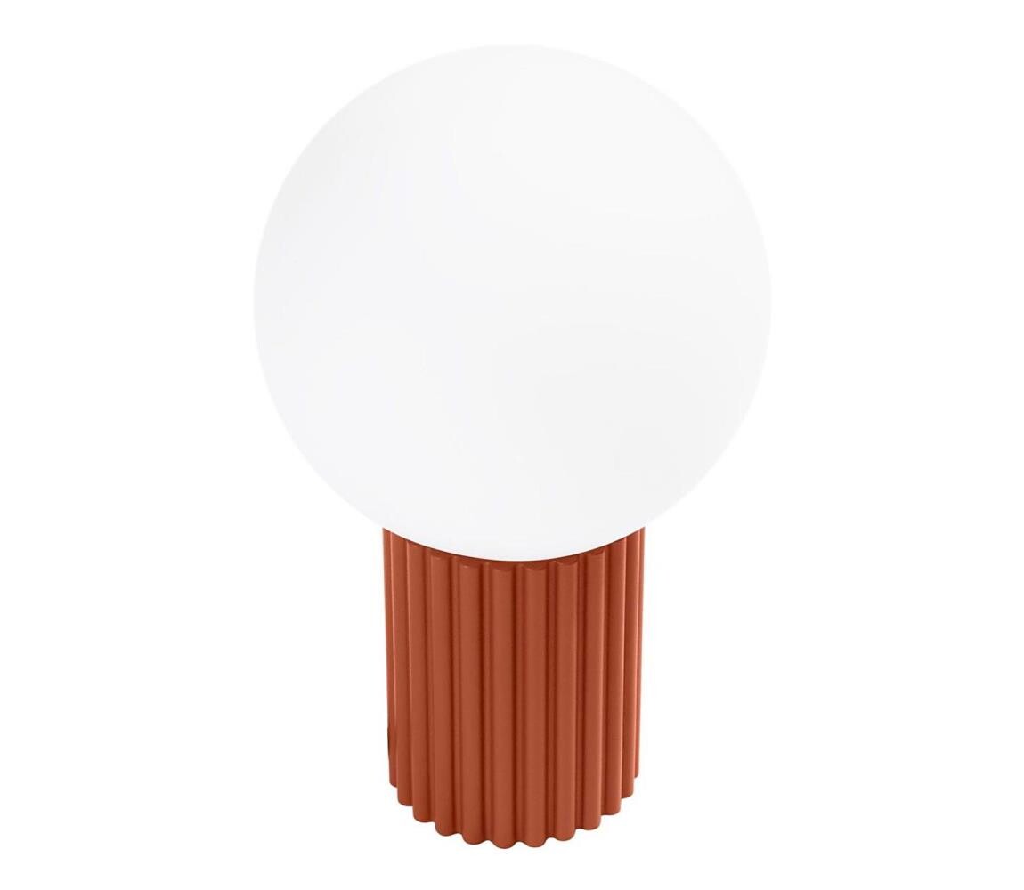 SL.1731 - Stolní lampa HALO 1xG9/8W/230V pr. 12 cm oranžová