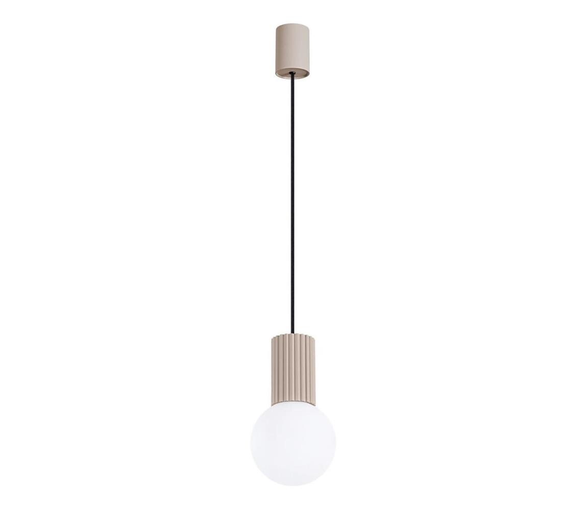 SL.1744 - Lustr na lanku HALO 1xG9/8W/230V pr. 12 cm béžová