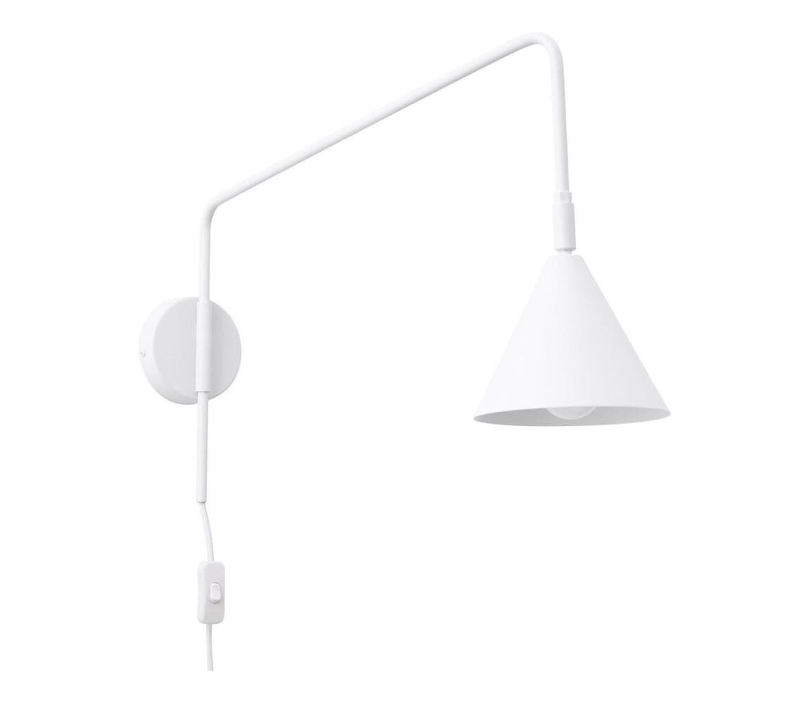 SL.1696 - Nástěnná lampa NOX 1xE14/10W/230V bílá