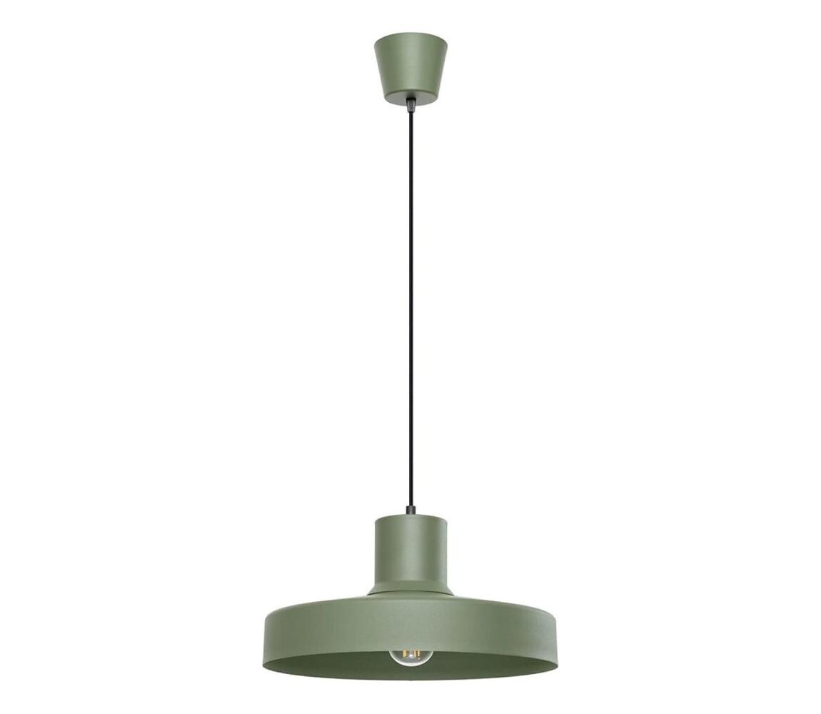 SL.1705 - Lustr na lanku BILO 1xE27/15W/230V pr. 35 cm zelená