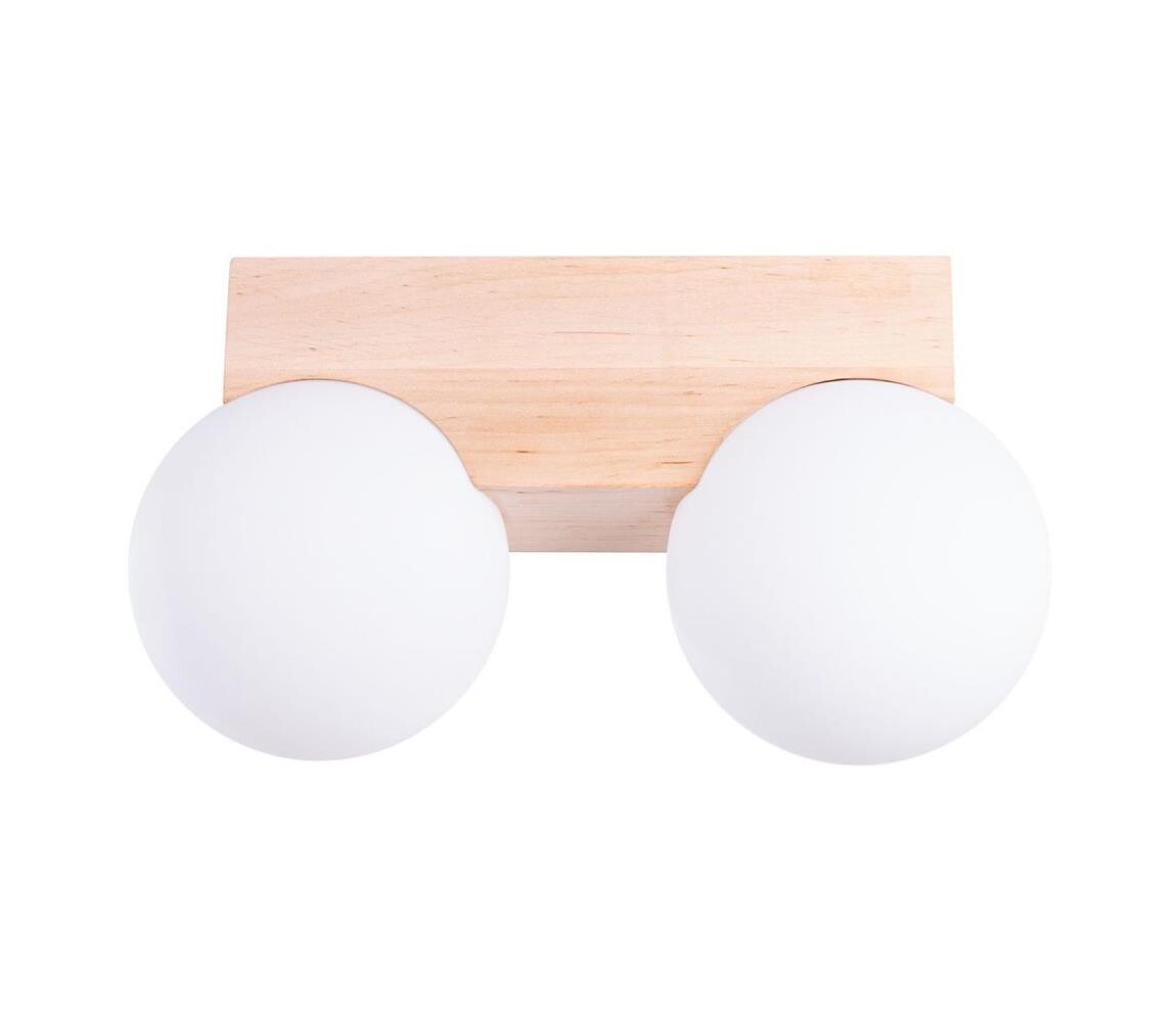 SL.1683 - Stropní svítidlo BULBO 2xG9/8W/230V buk/bílá