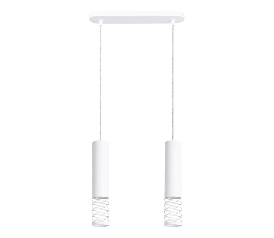 SL.1687 - Lustr na lanku LAMI 2xGU10/10W/230V bílá