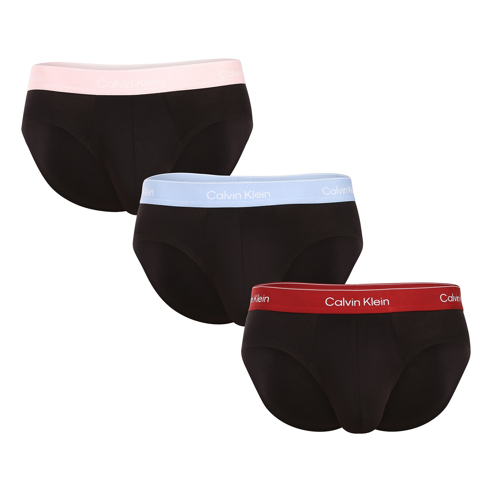 3PACK pánské slipy Calvin Klein černé (NB4388-2VA) M