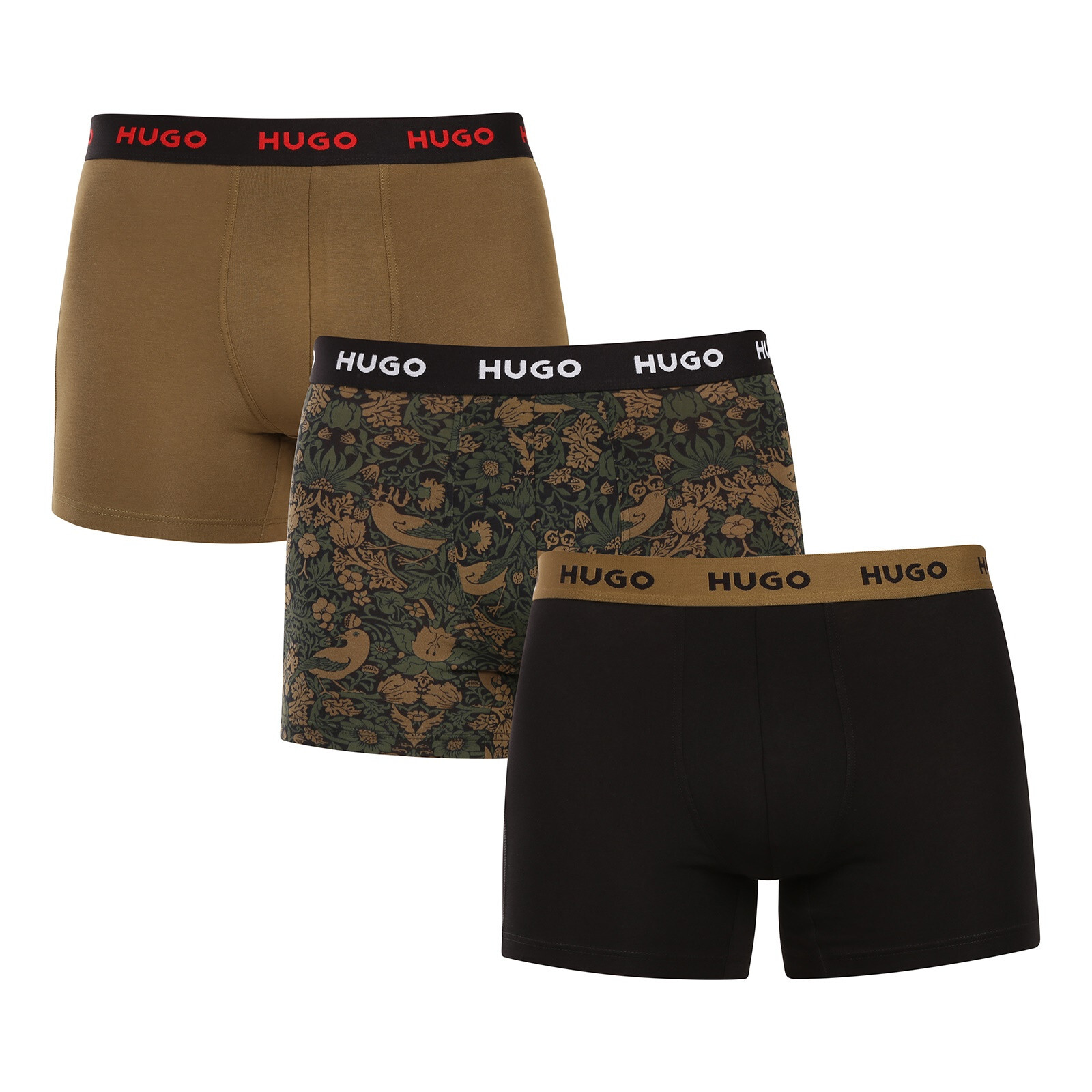 3PACK pánské boxerky HUGO vícebarevné (50532559 979) XL, trenky / trenýrky