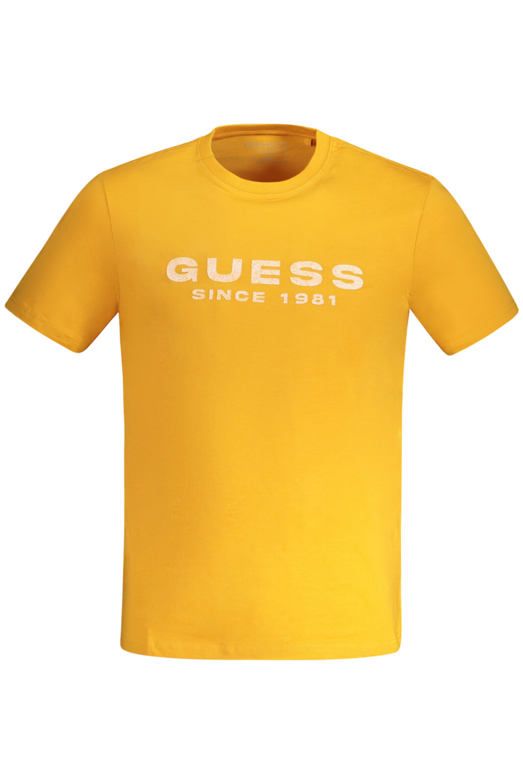GUESS JEANS SHORT SLEEVE T-SHIRT MEN ORANGE