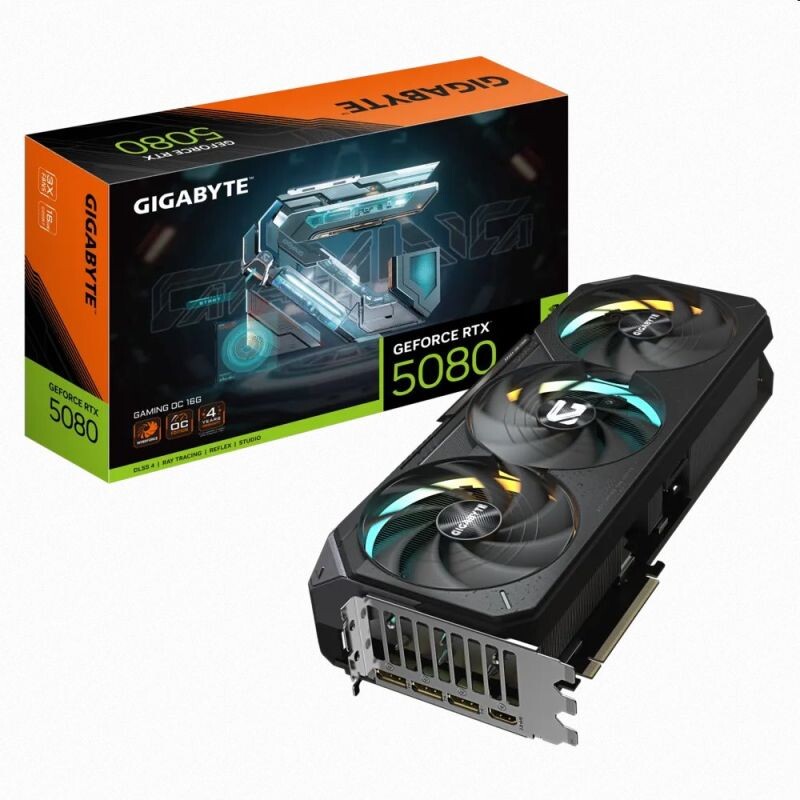 Gigabyte GeForce RTX 5080 GAMING OC 16G ROZBALENE