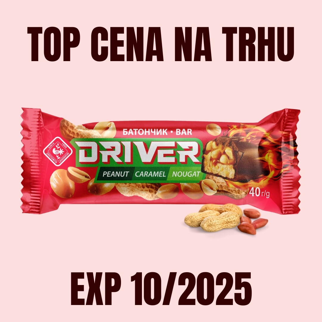 ZHYTOMYR Tyčinka DRIVER 40 g EXP 10/2025