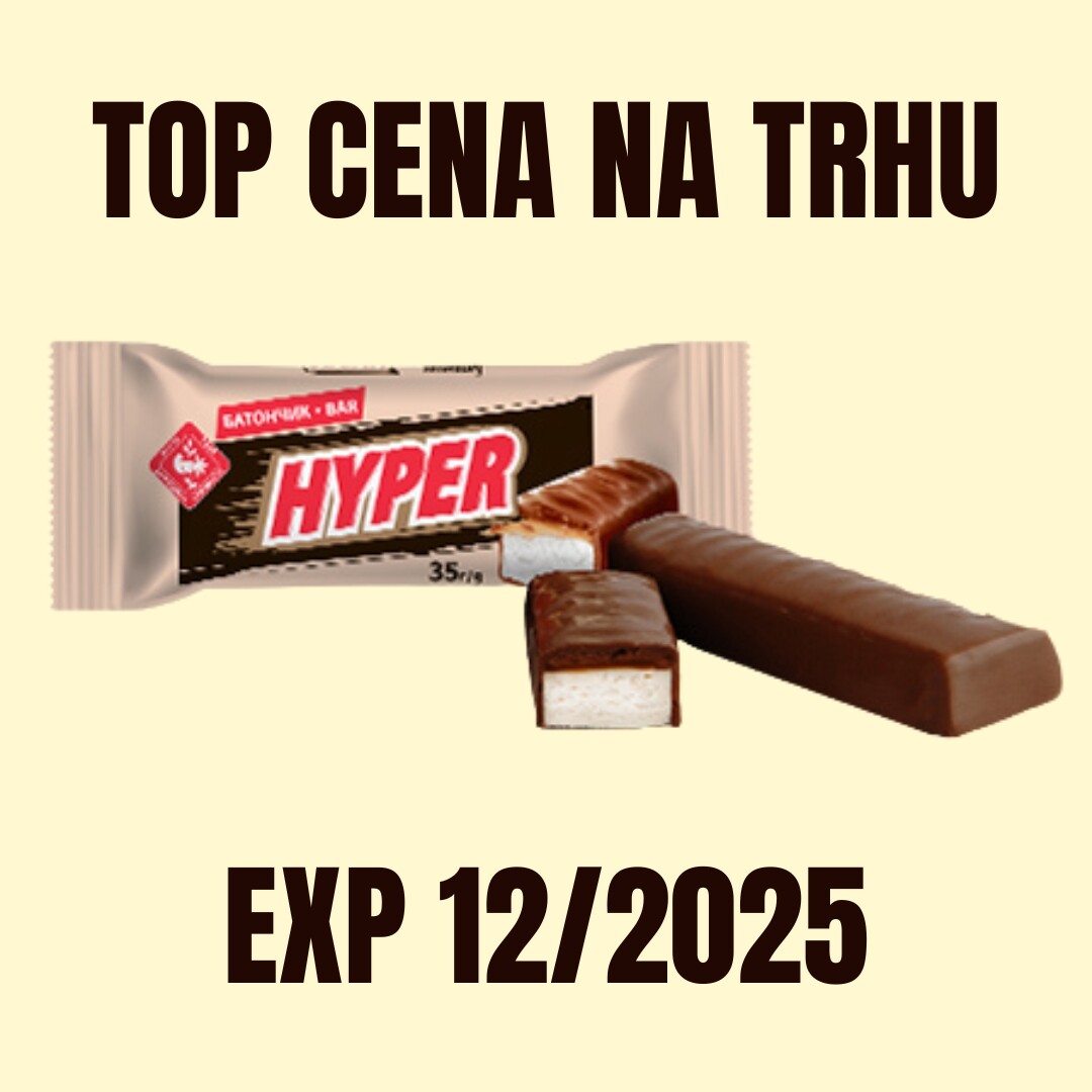 ZHYTOMYR Nugátová tyčinka HYPER 35 g EXP 12/2025