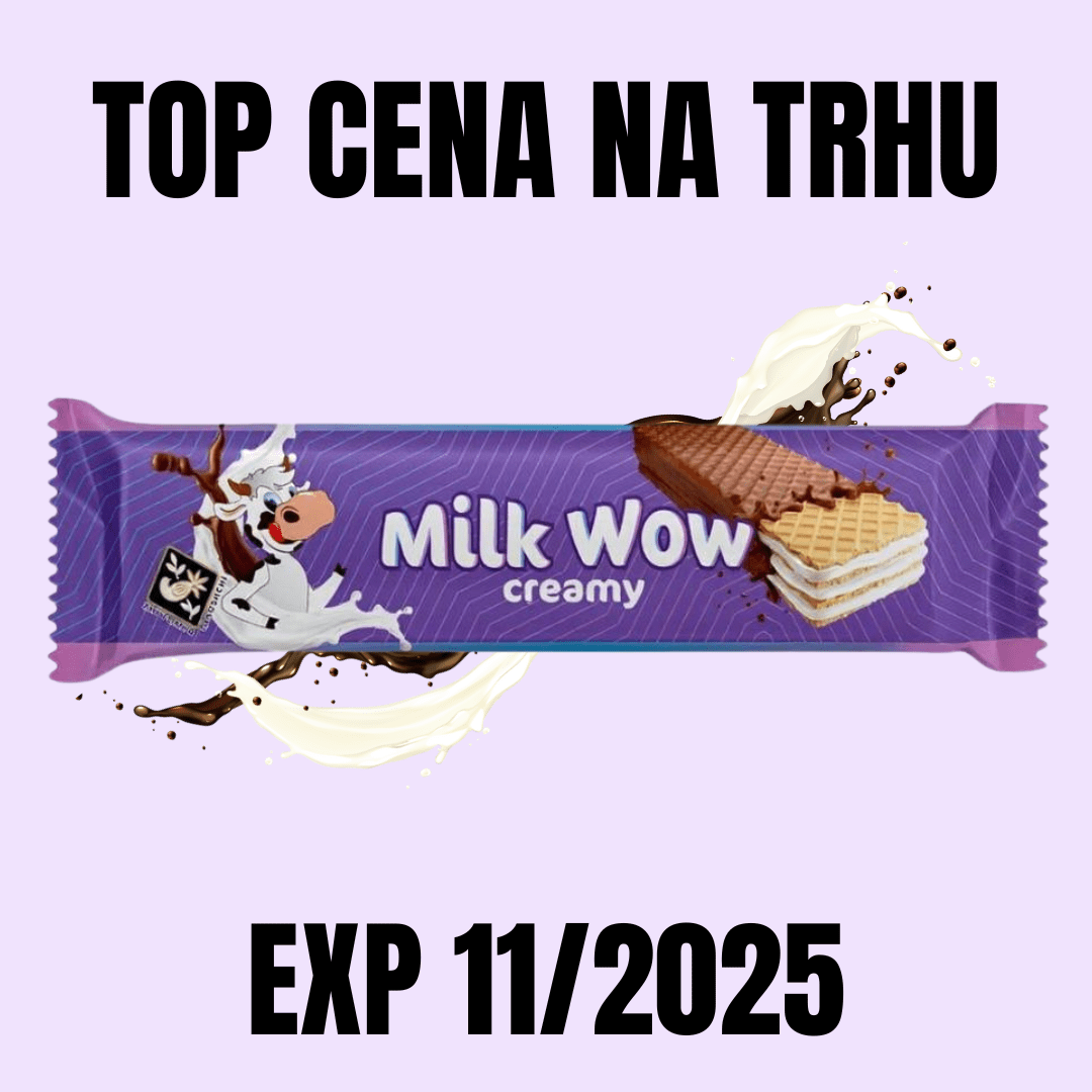 ZHYTOMYR Krémová oplatka Milk Wow 25 g EXP 11/2025