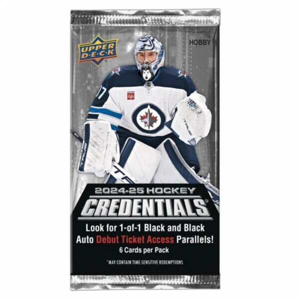 2024-2025 NHL Upper Deck Credentials Hockey Hobby Balíček