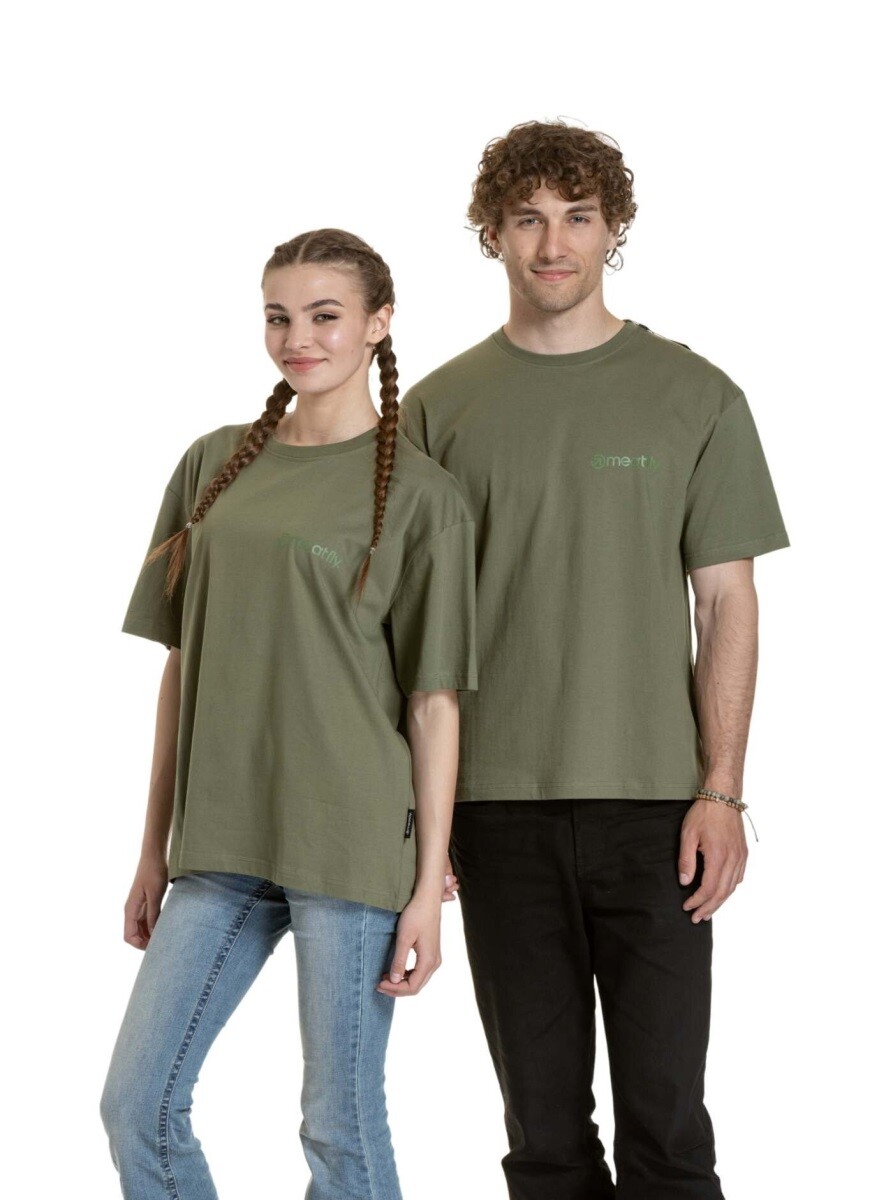 Unisex tričko meatfly minimal olivová s/m
