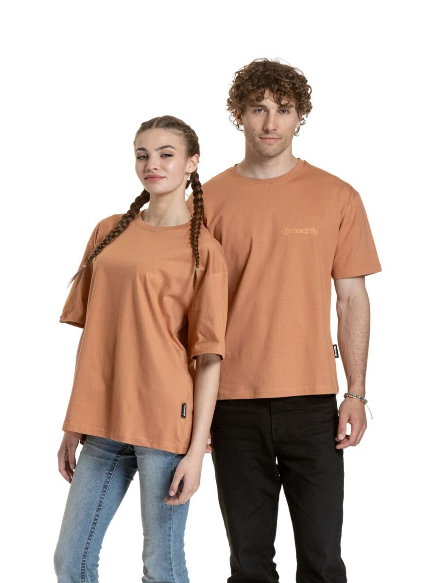 Unisex tričko meatfly minimal hnědá s/m