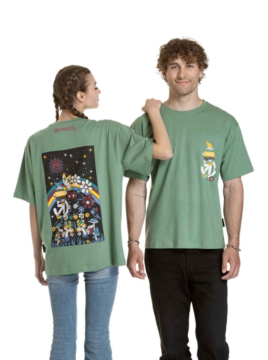 Unisex tričko meatfly dwarf zelená s/m