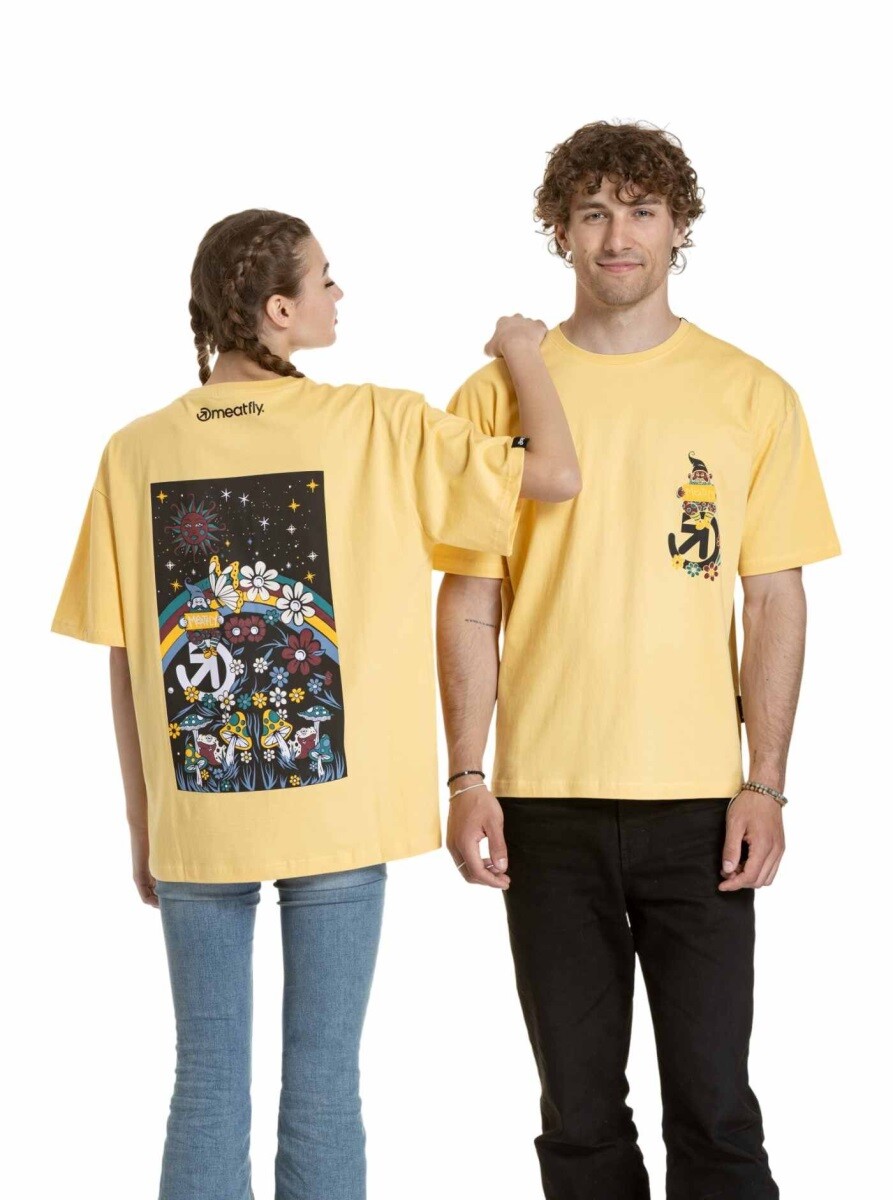 Unisex tričko meatfly dwarf žlutá s/m