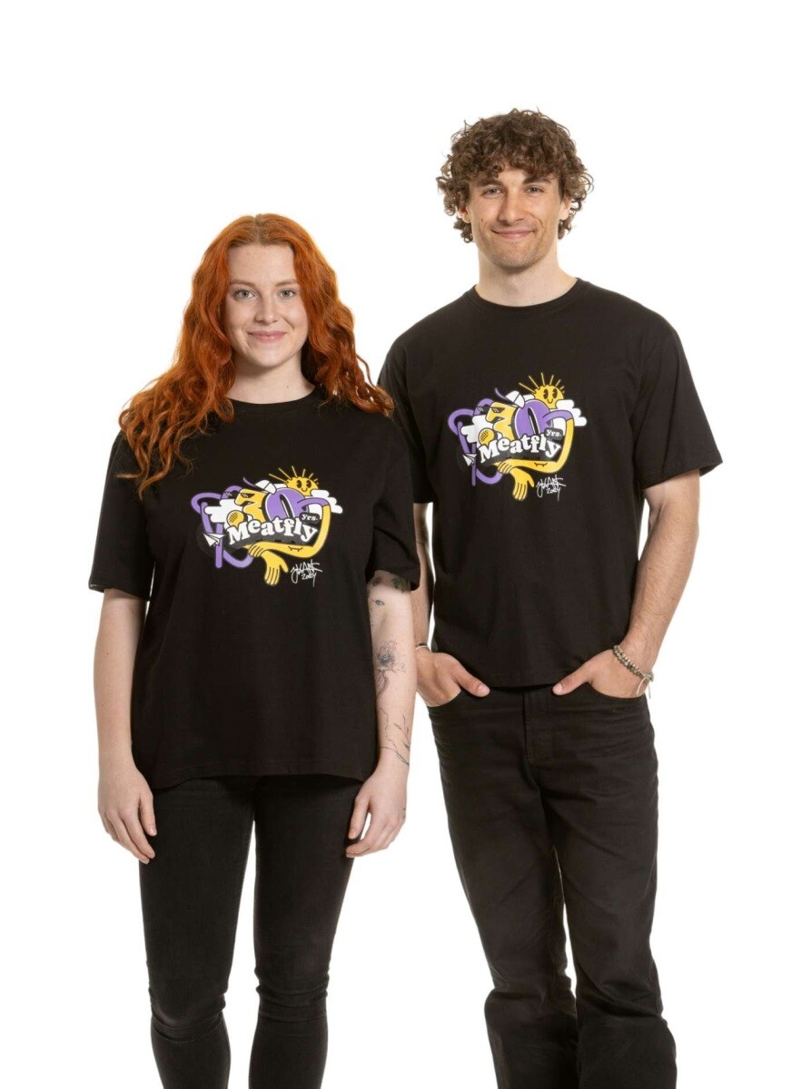 Unisex tričko meatfly carter 30 černá s/m