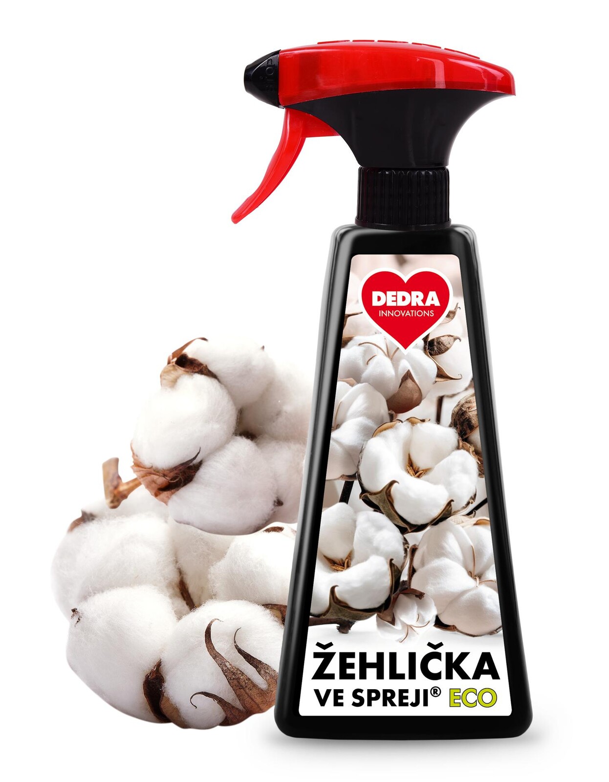 ŽEHLIČKA VE SPREJI® | WHITE COTTON | na vyrovnání skladů a záhybů na oblečení 500 ml