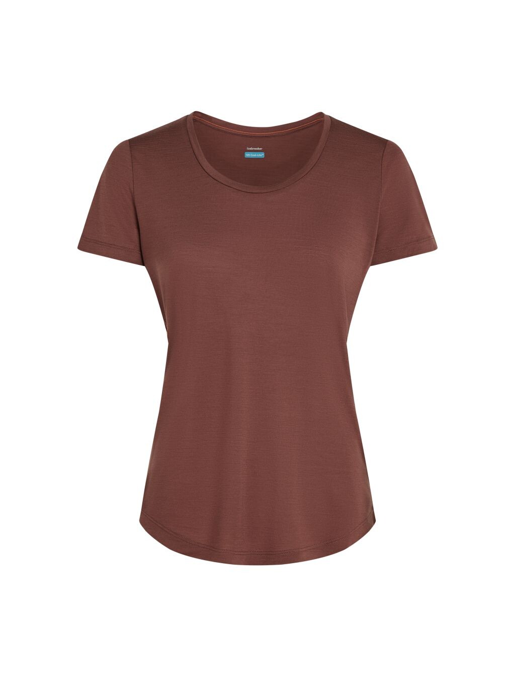 ICEBREAKER Wmns 125 Cool-Lite Sphere III SS Scoop, Carob (vzorek) velikost: S