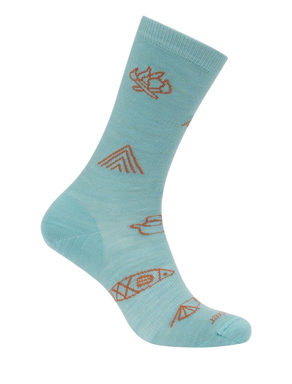 ICEBREAKER Mens Lifestyle_Ultralight Crew Camp Ess, Hydro/Trail (vzorek) velikost: M