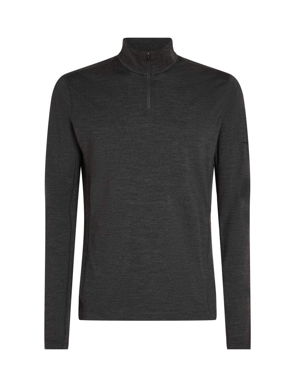 ICEBREAKER Mens 200 MFine Ace LS Half Zip Mock Neck, Jet Hthr-011 (vzorek) velikost: M