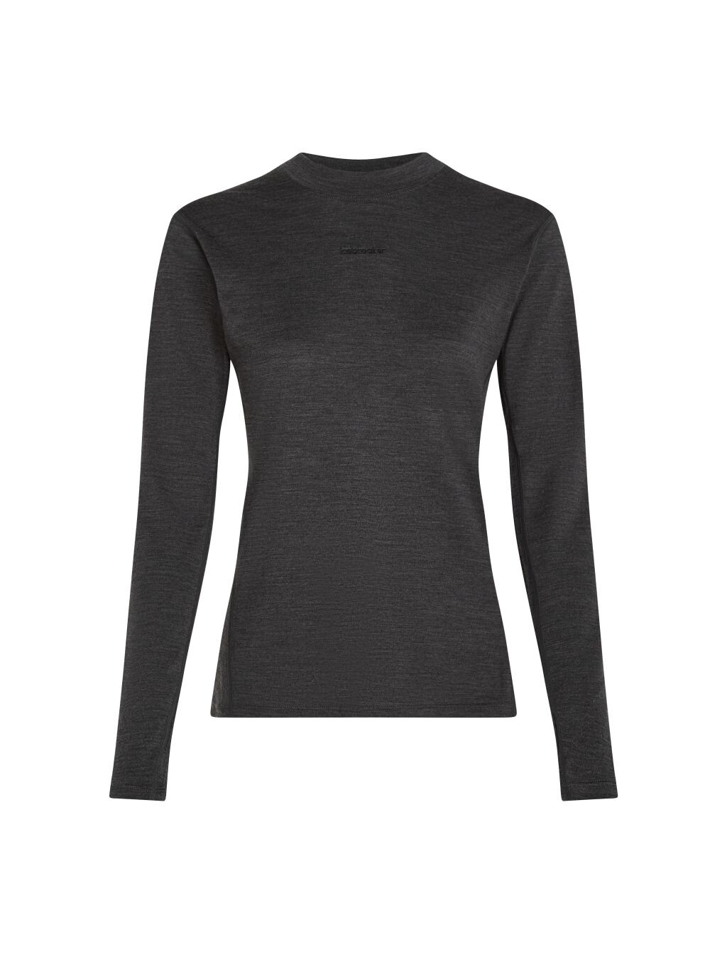 ICEBREAKER Wmns 200 MerinoFine Ace LS Mock Neck, Jet Hthr-011 (vzorek) velikost: S