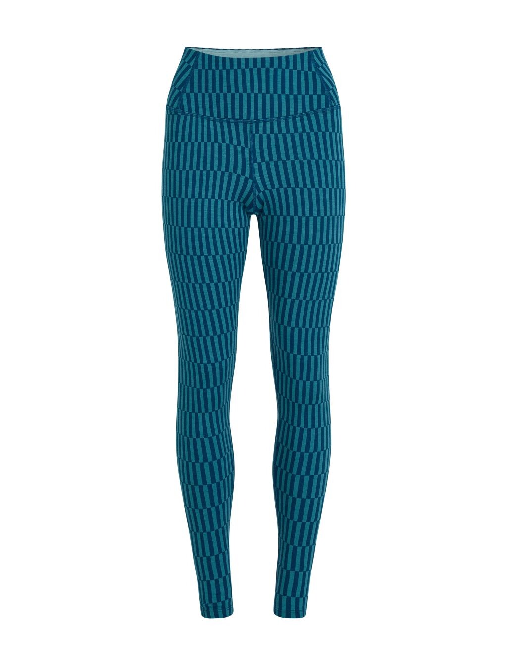 ICEBREAKER Wmns 260 Vertex High Rise Leggings Pol Pos, Topaz/Atlantis/J (vzorek) velikost: S