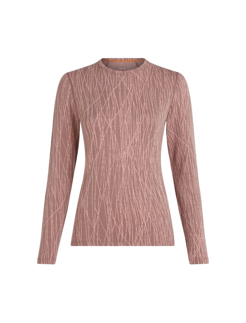 ICEBREAKER Wmns 260 Vertex LS Crewe Delta AOP, Summit/Blush/J (vzorek) velikost: S