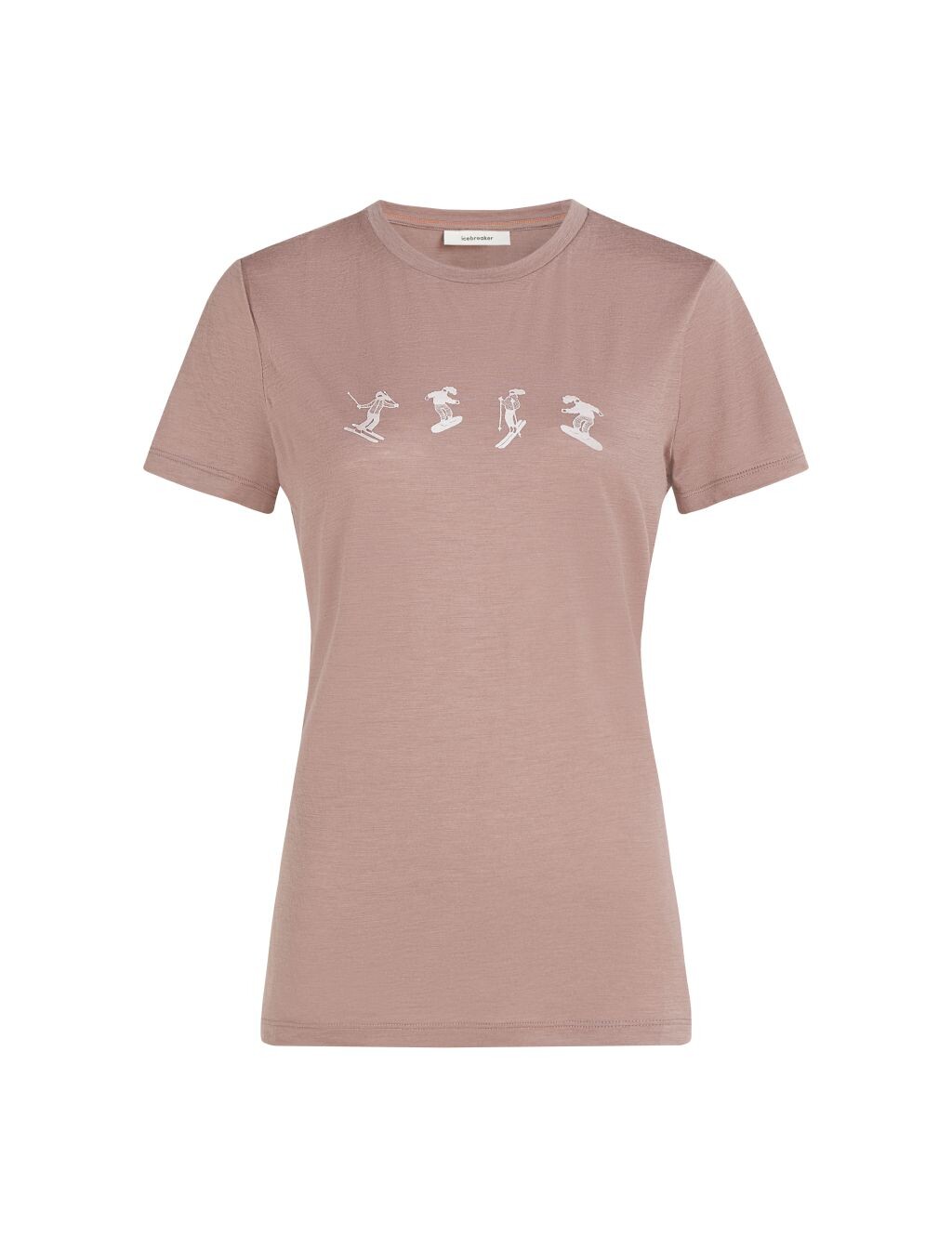 ICEBREAKER Wmns 150 Tech Lite SS Tee Snow Day, Summit (vzorek) velikost: S
