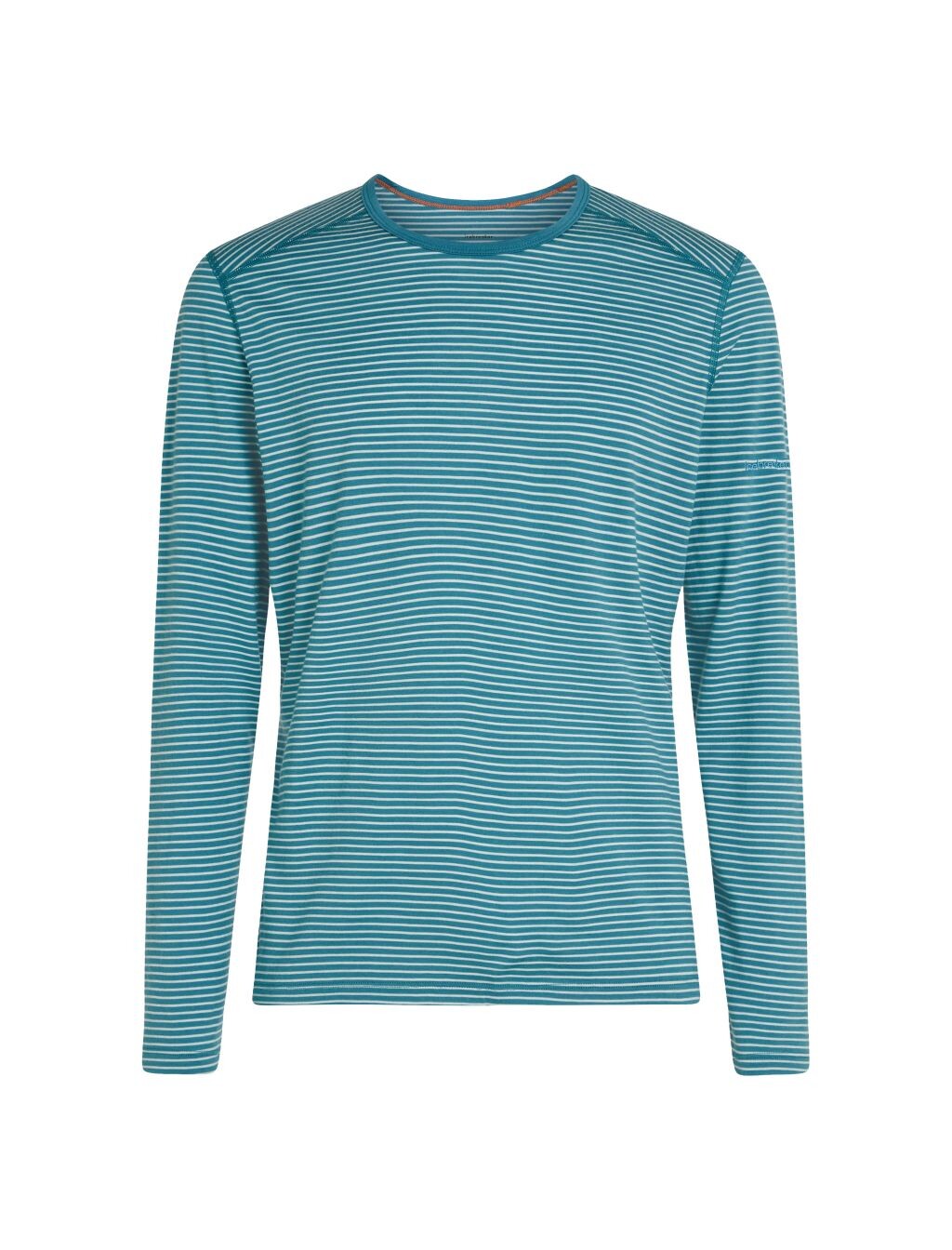 ICEBREAKER Mens 200 Oasis LS Crewe, Topaz/Undyed/S (vzorek) velikost: M