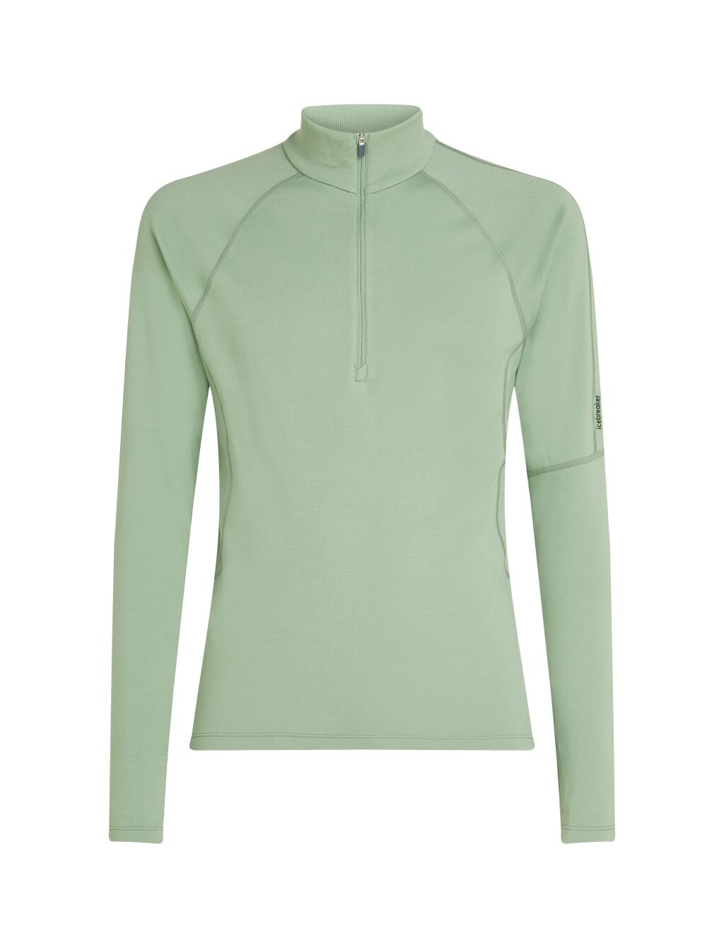 ICEBREAKER Mens 300 MerinoFine Polar LS Half Zip, Seaglass (vzorek) velikost: M