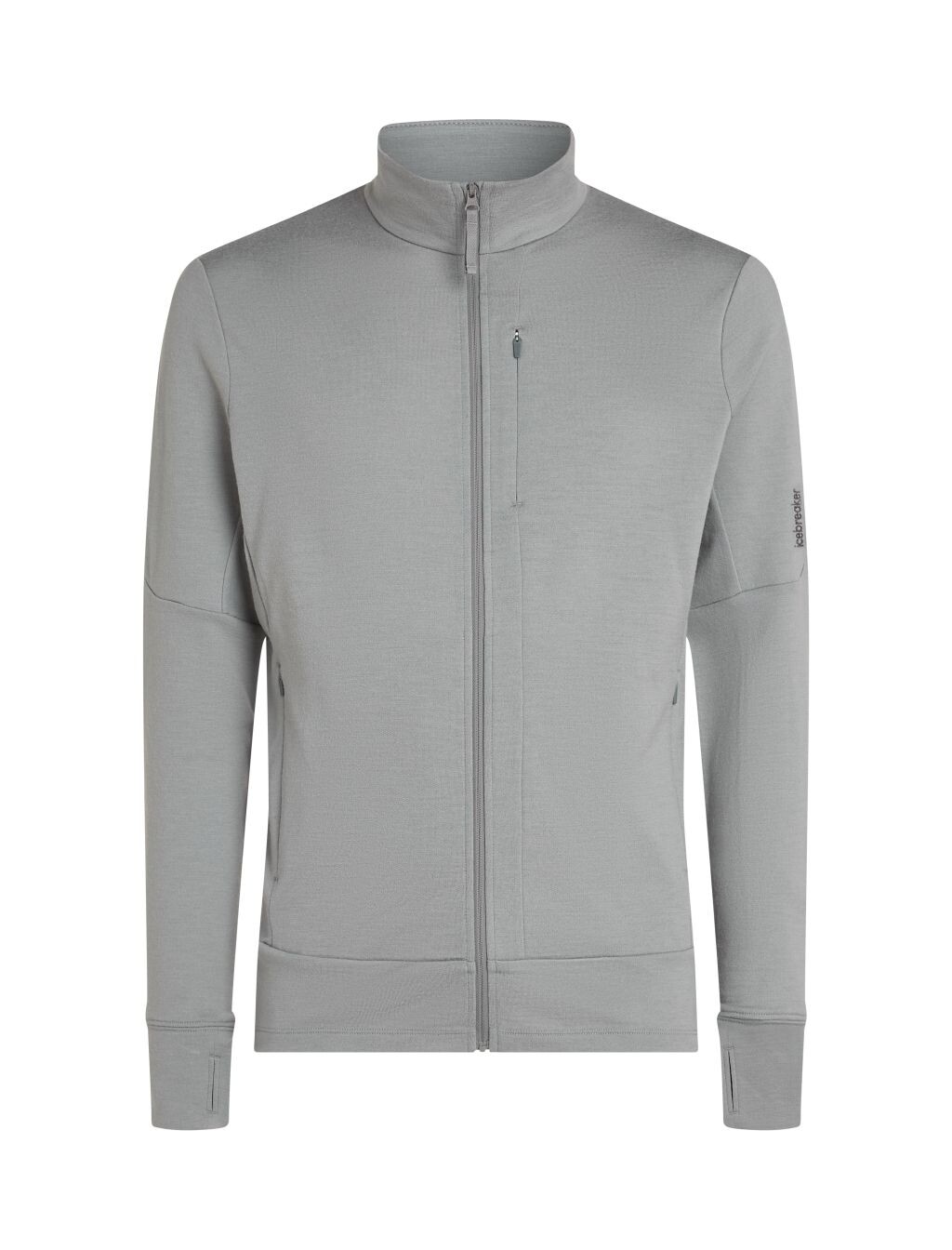 ICEBREAKER Mens 260 Quantum IV LS Zip, Alloy (vzorek) velikost: M